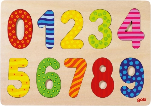 Puzzle s číslami 0-9