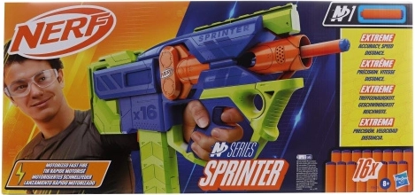 Nerf N Series Sprinter – automatický blaster so zásobníkom na 16 šípok
