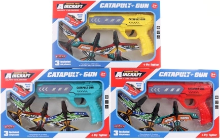 Pistole s vystreľovacími lietadlami