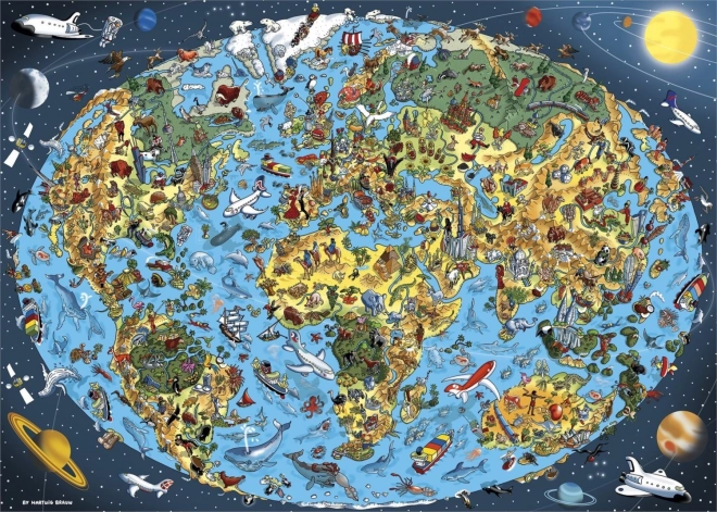 Puzzle Naša úžasná planéta 1000 dielikov