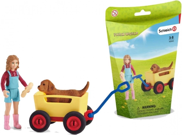 Schleich farm world vozík pre psa