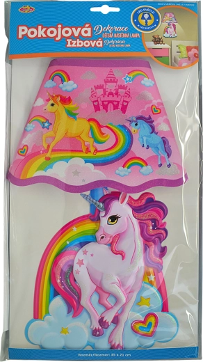 Detská nástenná 3D lampa jednorožec Sparkys