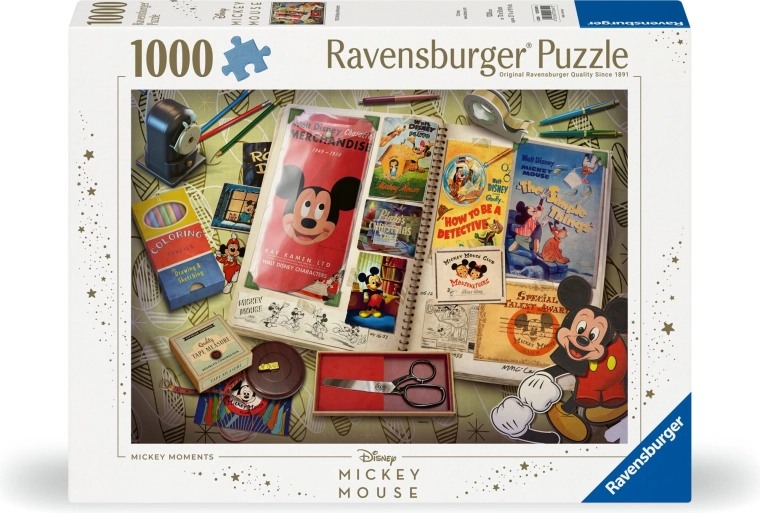 Ravensburger puzzle Disney: Mickeyho výročie 1950, 1000 dielikov