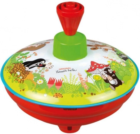 Otáčajúca sa káča Krtek s kovovým/plastovým dizajnom