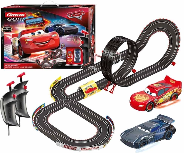 Autodráha Carrera GO!!! Cars Neon Nights 5,3 m