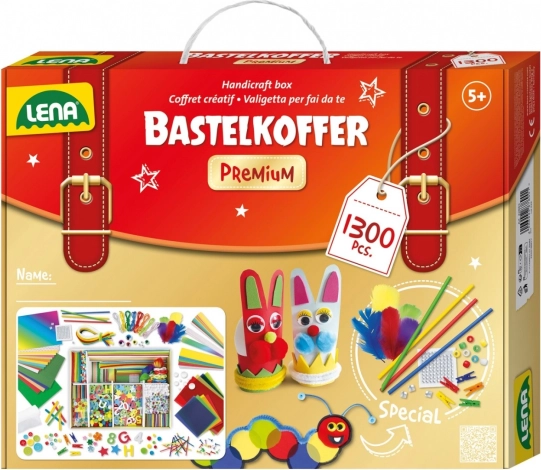 Lena kreatívny kufrík pre malých kutilov premium – 1300 dielov