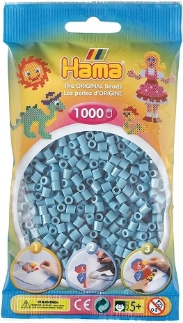 Hama MIDI zažehľovacie koráliky pastelovo modré 1000 ks