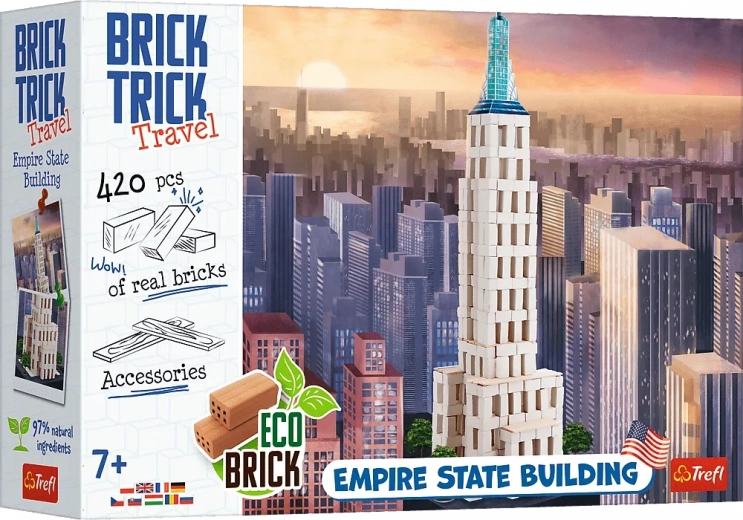 Stavebnica TREFL BRICK TRICK Travel: Empire State Building XL (420 dielov)