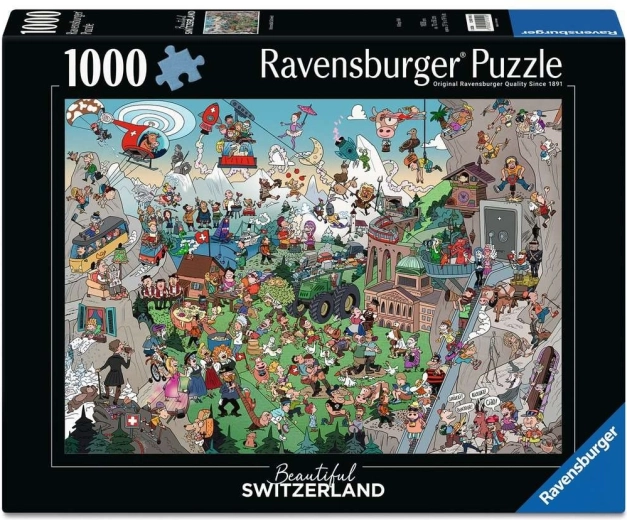 Ravensburger puzzle Krásne Švajčiarsko 1000 dielikov