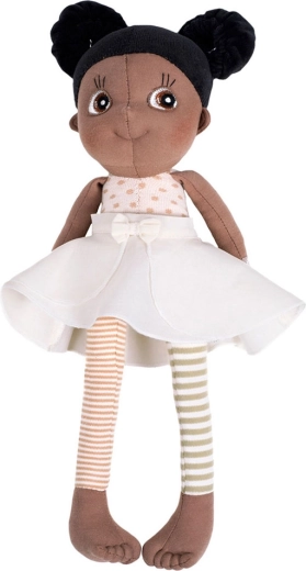 Rubens Barn EcoBuds Poppy – prvá mäkká látková bábika na maznanie 35 cm