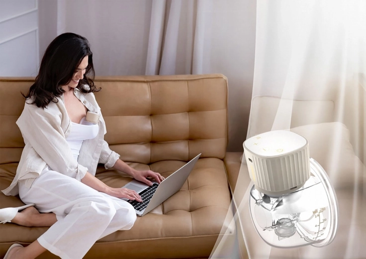 Diskrétne hands‑free odsávanie v podprsenke