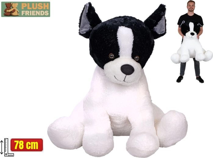 Plush Friends francúzsky buldoček plyšový 78 cm