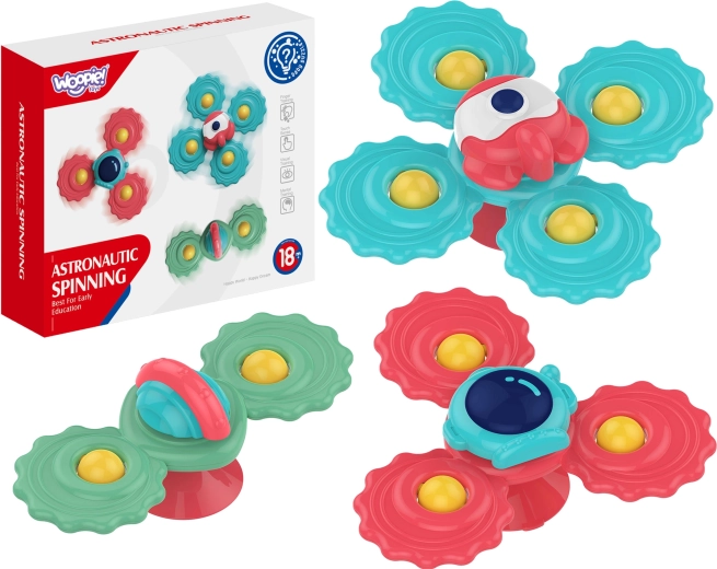 Woopie detský spinner hryzátko sada 3 ks