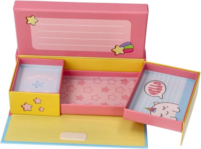 Ružová krabička na drobnosti a šperky