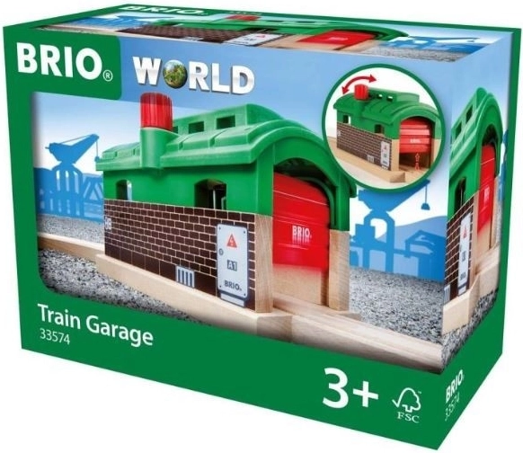 Brio World vlakové depo – garáž pre vláčiky