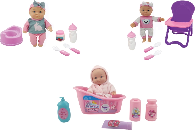 Bábika s doplnkami 19 cm - 1 kus