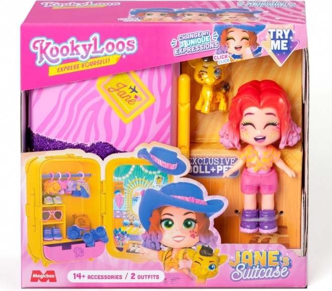 KookyLoos - Jane v kufríku s doplnkami