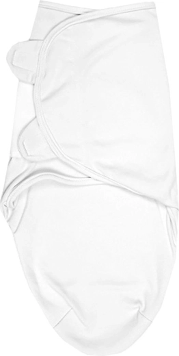 EKO bavlnená zavinovačka Ulitka White 3–6 kg