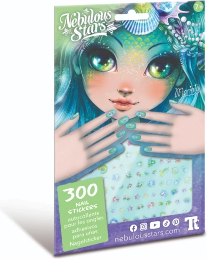300 nálepiek pre kreatívnu manikúru
