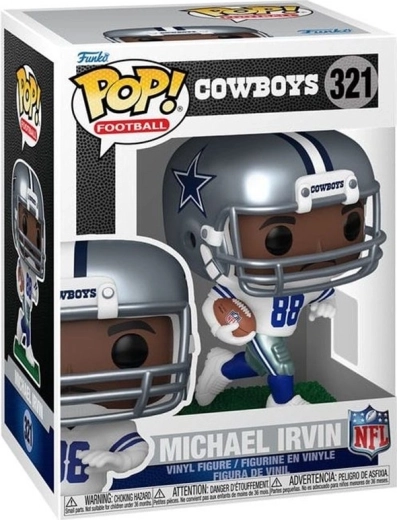 Funko Pop! Football NFL Michael Irvin (Dallas Cowboys) #321 - 1 kus