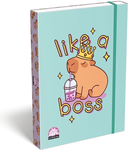 LizzyCard dosky na zošity A4 kapybara