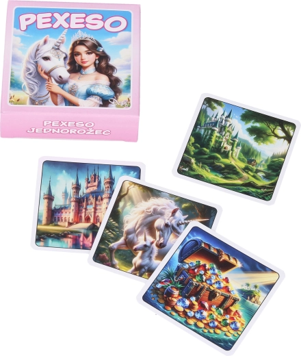 Pexeso Jednorožec v krabičke