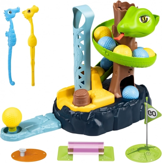 Detská hra mini golf WOOPIE SNAKE GOLF s prekážkami