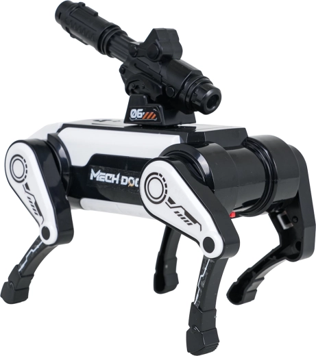 Futuristický robotický pes s LED osvetlením