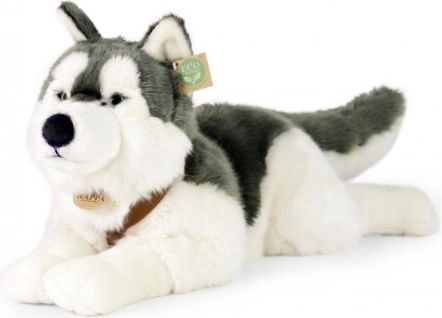 Plyšový pes Husky 60 cm EKOLOGICKÝ PRIATEĽ