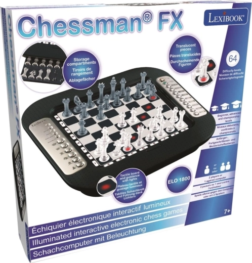 Lexibook elektronická šachová hra ChessMan FX