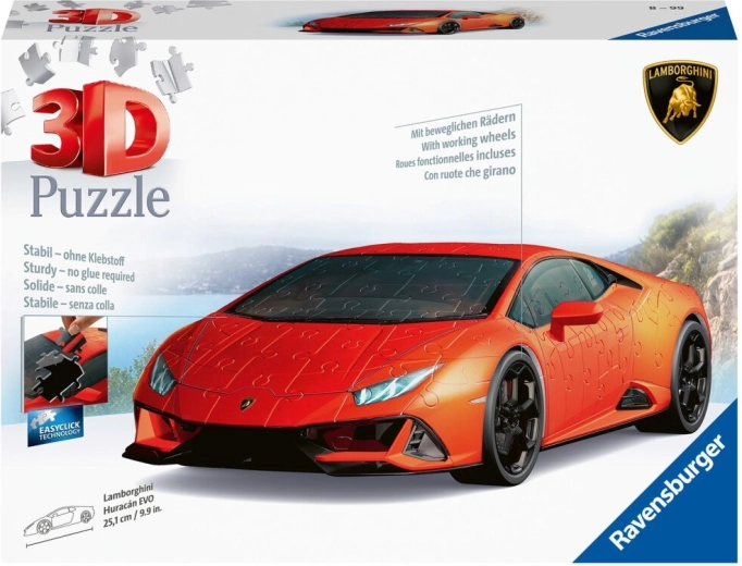 Ravensburger 3D Puzzle Lamborghini Huracán Evo Verde