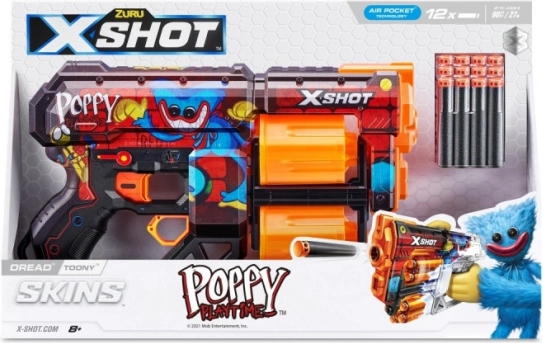 X-Shot Skins Dread Toony – detský penový blaster (12 šípok)