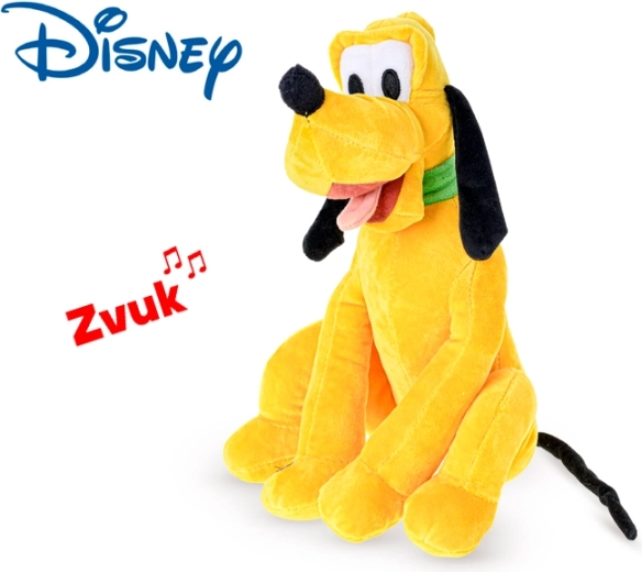 Disney Pluto plyšový pes 30 cm so zvukmi, sediaci