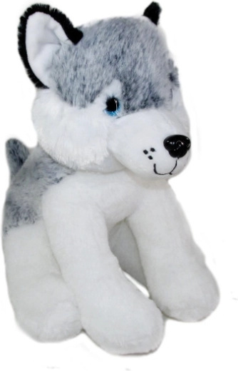 Interaktívny plyšový pes husky 24 cm