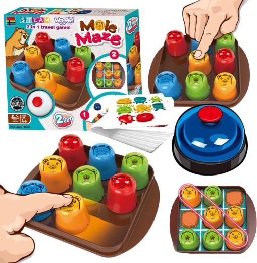 Možná hra Mole Maze 2v1 - Krížovka a Pieskovisko
