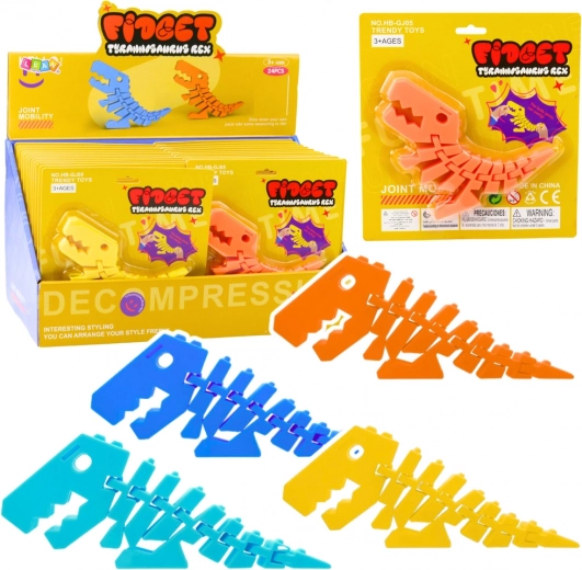 Dinosaurus 3D Puzzle Fidget Upokojujúca hračka