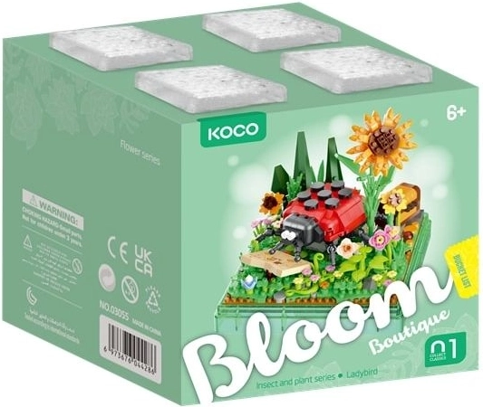 KOCO stavebnica lienka na lúke 659 dielikov - 1 kus