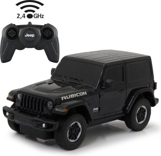 Jamara Jeep Wrangler JL RC auto 1:24 čierne 2,4 GHz