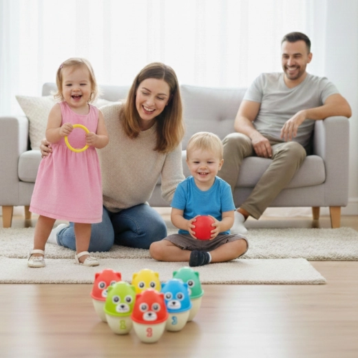 Bowling a hádzanie na cieľ v jednej súprave