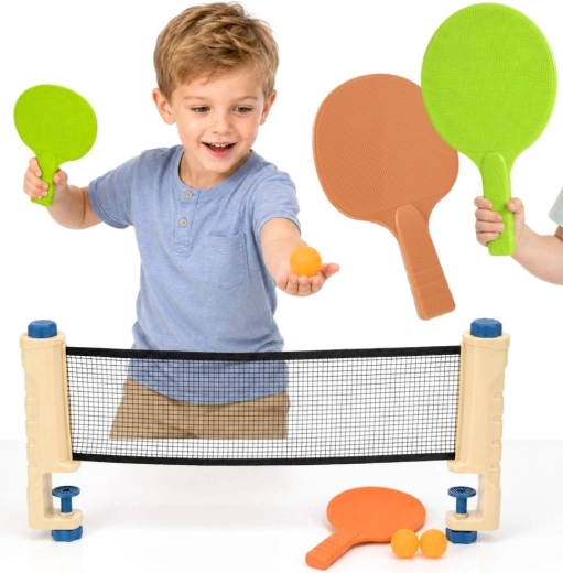 Woopie set na stolný tenis s nastaviteľnou sieťou