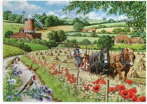 Puzzle House of Puzzles Cesta k veternému mlynu, 500 veľkých dielikov
