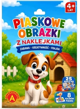 Kreatívna sada pieskové obrázky – psík
