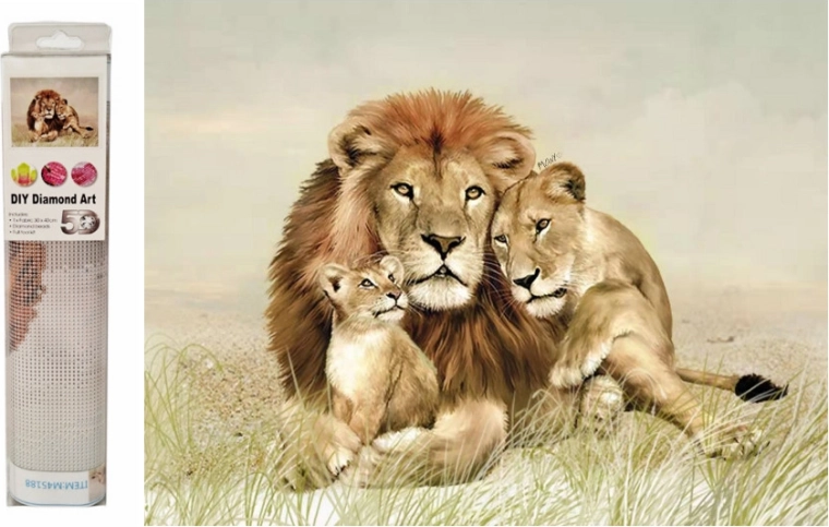 Diamantová mozaika – levy