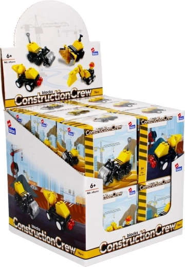 4 stavebné stroje v jednej sérii