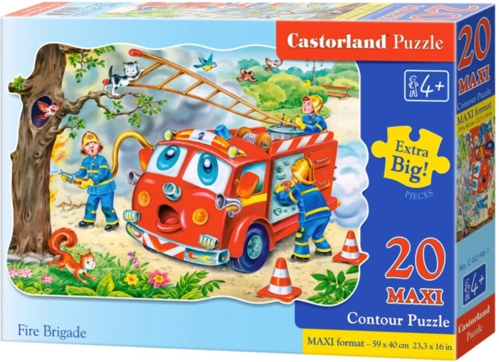 Detské puzzle MAXI Hasiči