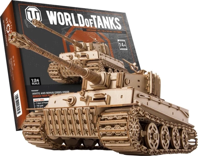 Little Story 3D drevená skladačka World of Tanks Tiger M1