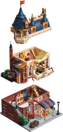 Modulárna trojposchodová stavba na hru aj vystavenie