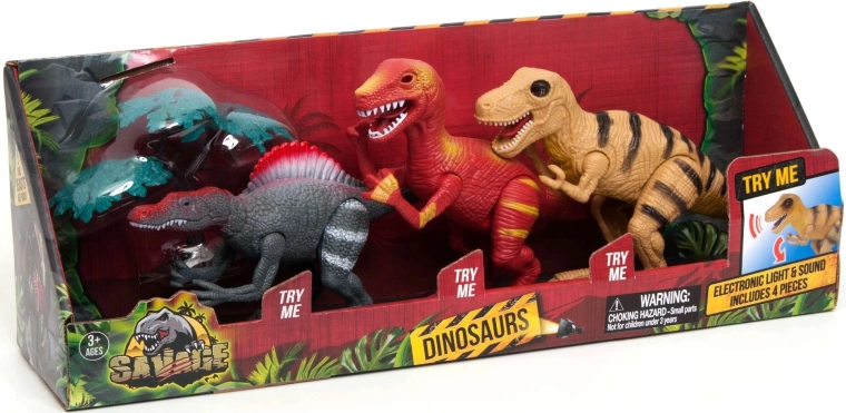 Tri dinosaury a stromček v jednom balení