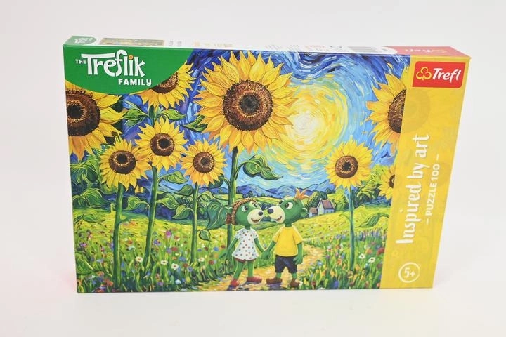 Puzzle Trefl Inspired by Art 100 dielikov – prechádzka medzi slnečnicami