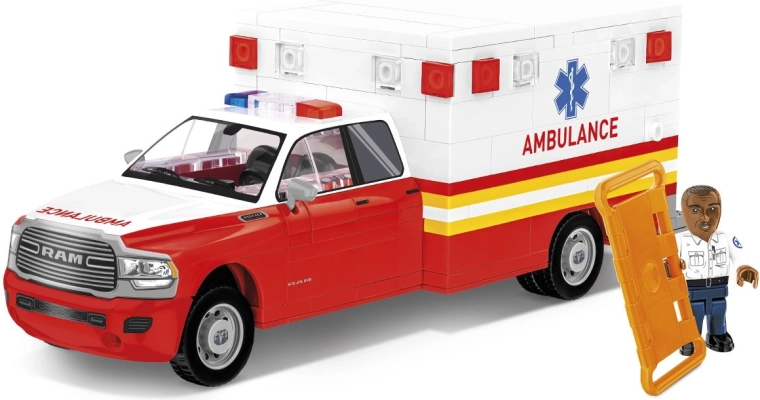 Realistická sanitka RAM 3500 v mierke 1:35